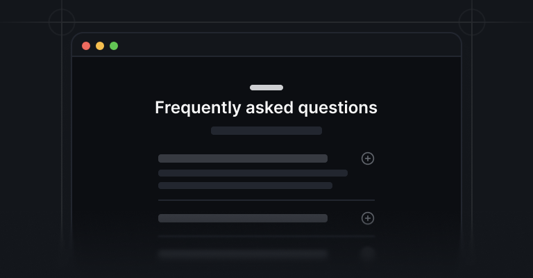 FAQ pages